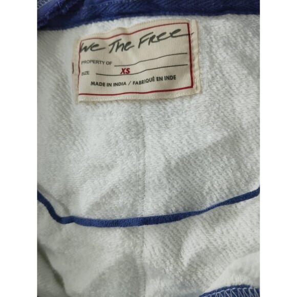 Free People We The Free Clean Prep Polo Pullover Top Oversized Striped XS 271213 - Picture 9 of 9